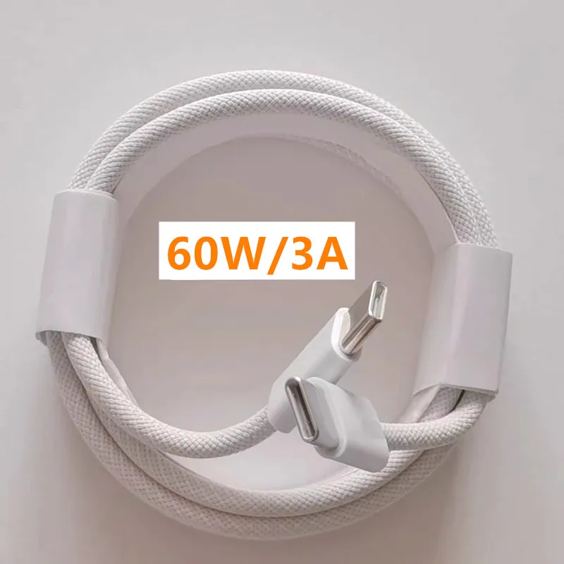 Кабель usb-c на usb-c, 60 Вт, для iPhone 15 Pro Max, iPad 10, MacBook, Huawei, Xiaomi