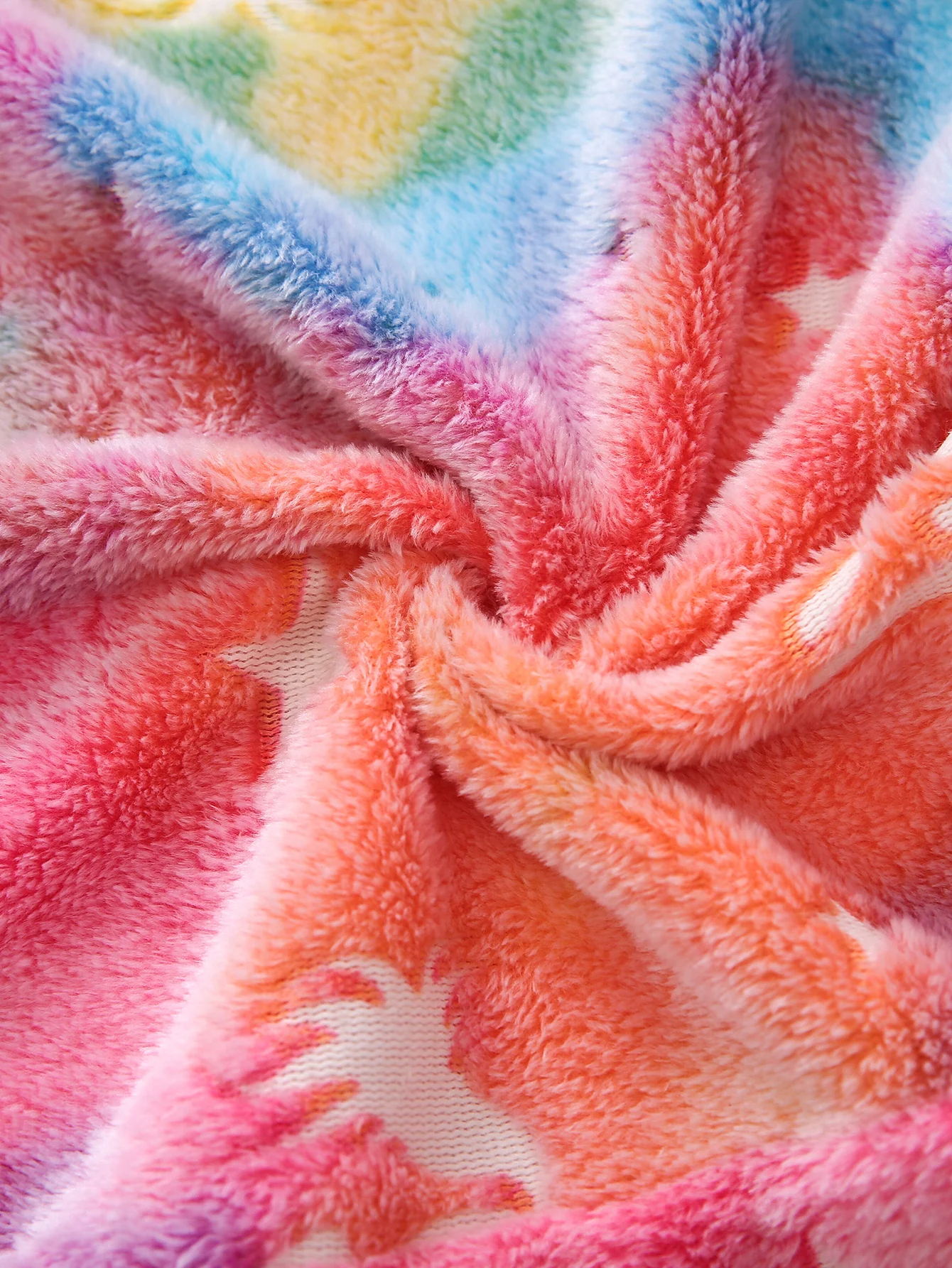 Winter Children's Flannel Bathrobe High-Density Fabric Luminous Cute Printed Pattern