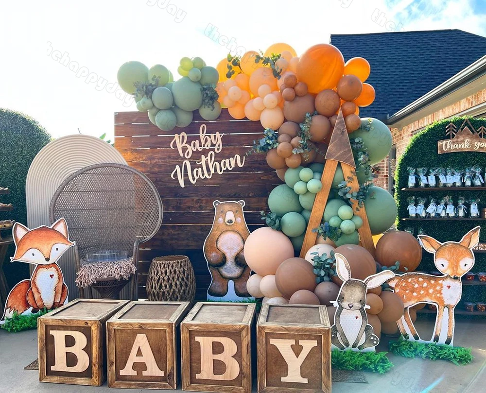 36/18 ''decoraciones de jungla Animal KT tablero fiesta elefante Safari  globos de cumpleaños Baby Shower Wild One 1st decoración de fiesta de  cumpleaños - AliExpress, image size:1000x809