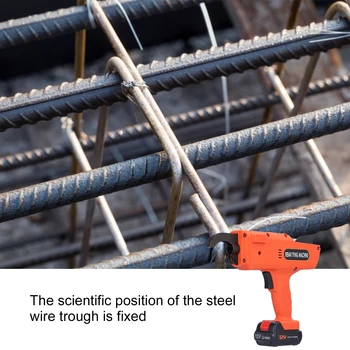 Automatic Tying Tool Electrical Tools Reinforcing Steel Bar Tying Machine ABS High Carbon Steel Fully Automatic Strapping Tool 1
