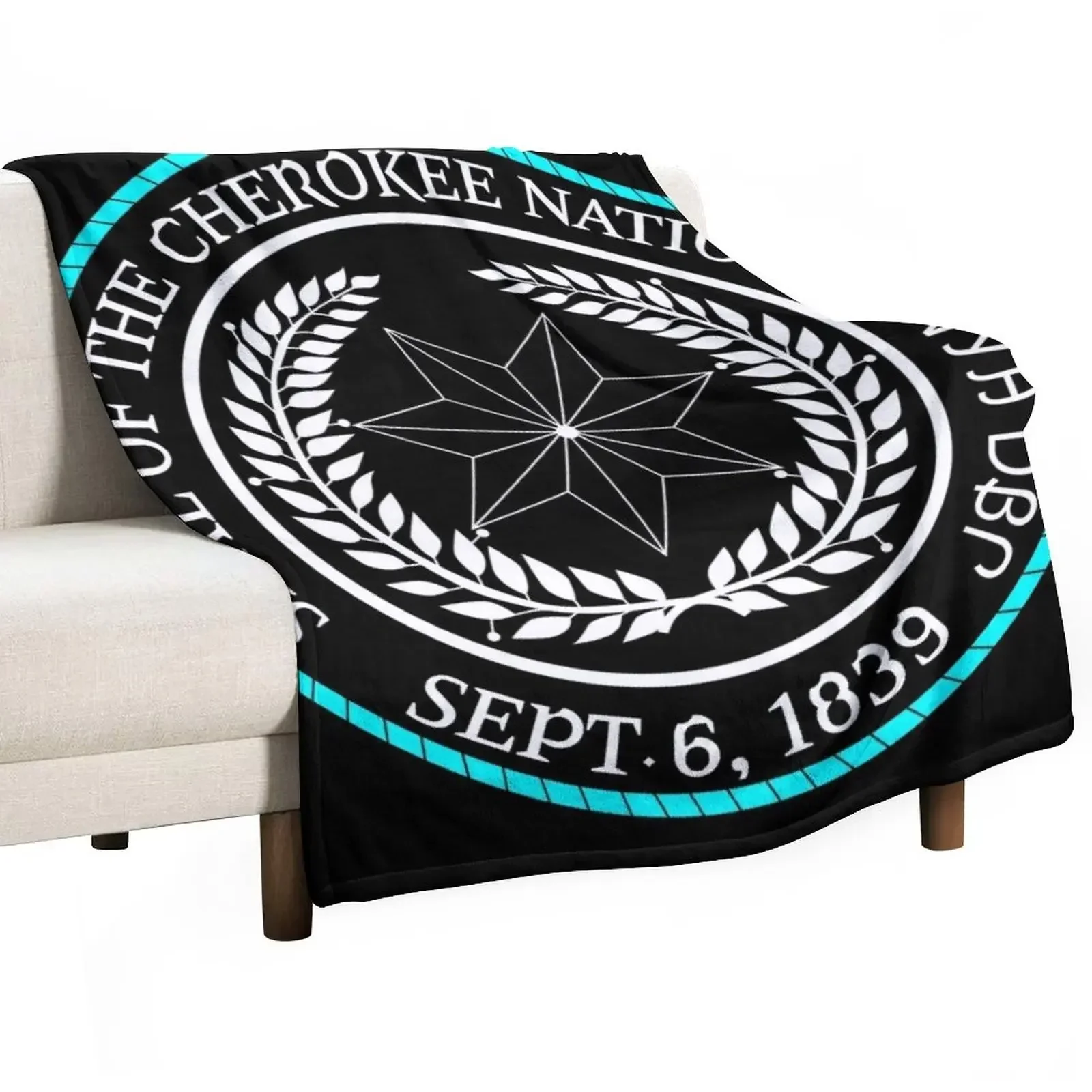 

Cherokee Seal Throw Blanket Hairy Soft Plush Plaid Bed Fashionable Blankets