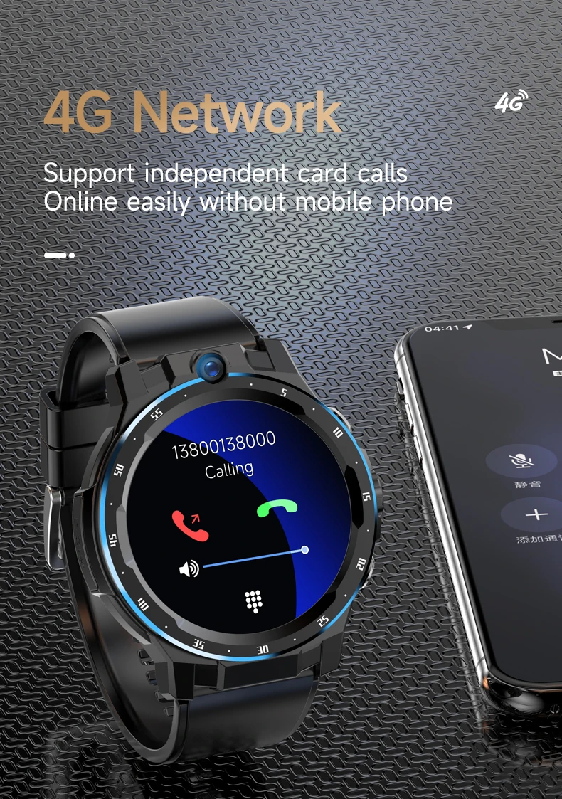 SmartWatch 2022 4g ׹  ý ȵ̵ 10  Ĩ Ʈ ġ  GPS WiFi ͸ 8MP ī޶ Smartwatch