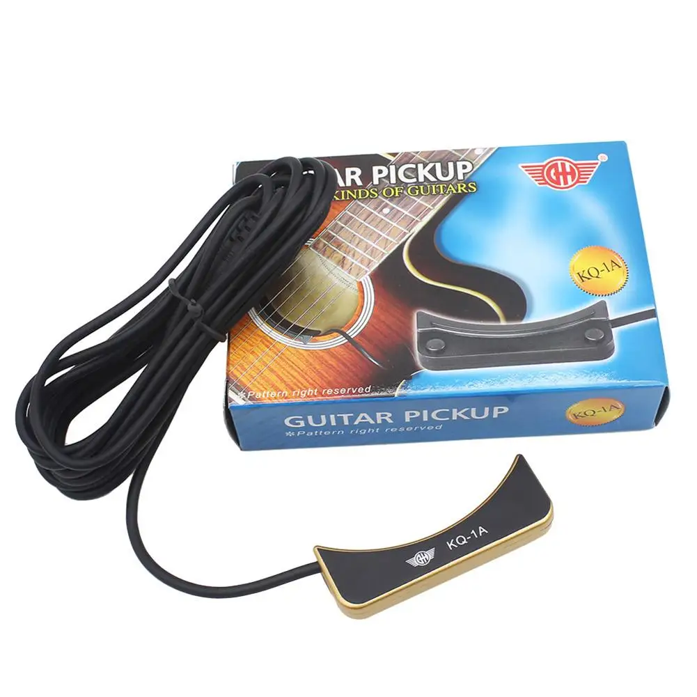 

Acoustic Guitar Pickup KQ-1A Hole-free 38"-41" Steel-string Acoustic Guitar Pickups Musical Instrument Accessories Dropship