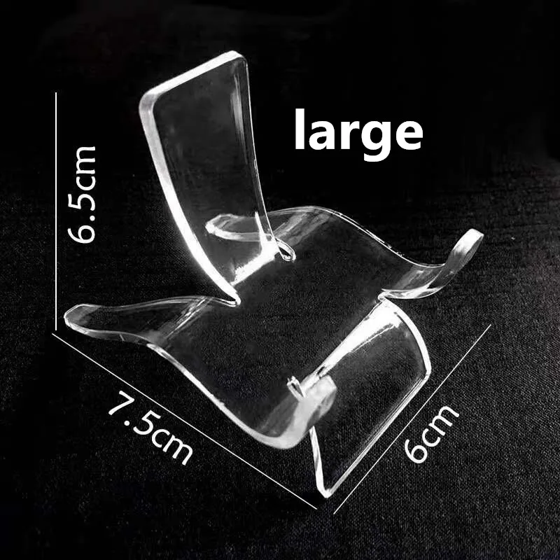 10pcs Acrylic Shelf Crystal Cluster Holder Desk Home Decoration Stone Mineral Stand Base Specimen Display Shelf Wholesale