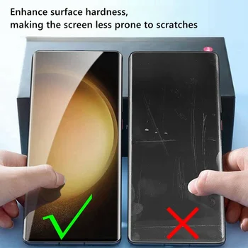 Ceramic Film for Samsung Galaxy S23 ultra, S22 ultra , S25 S24 S21 ultra , note 20 Ultra curved screen protector not glass 5