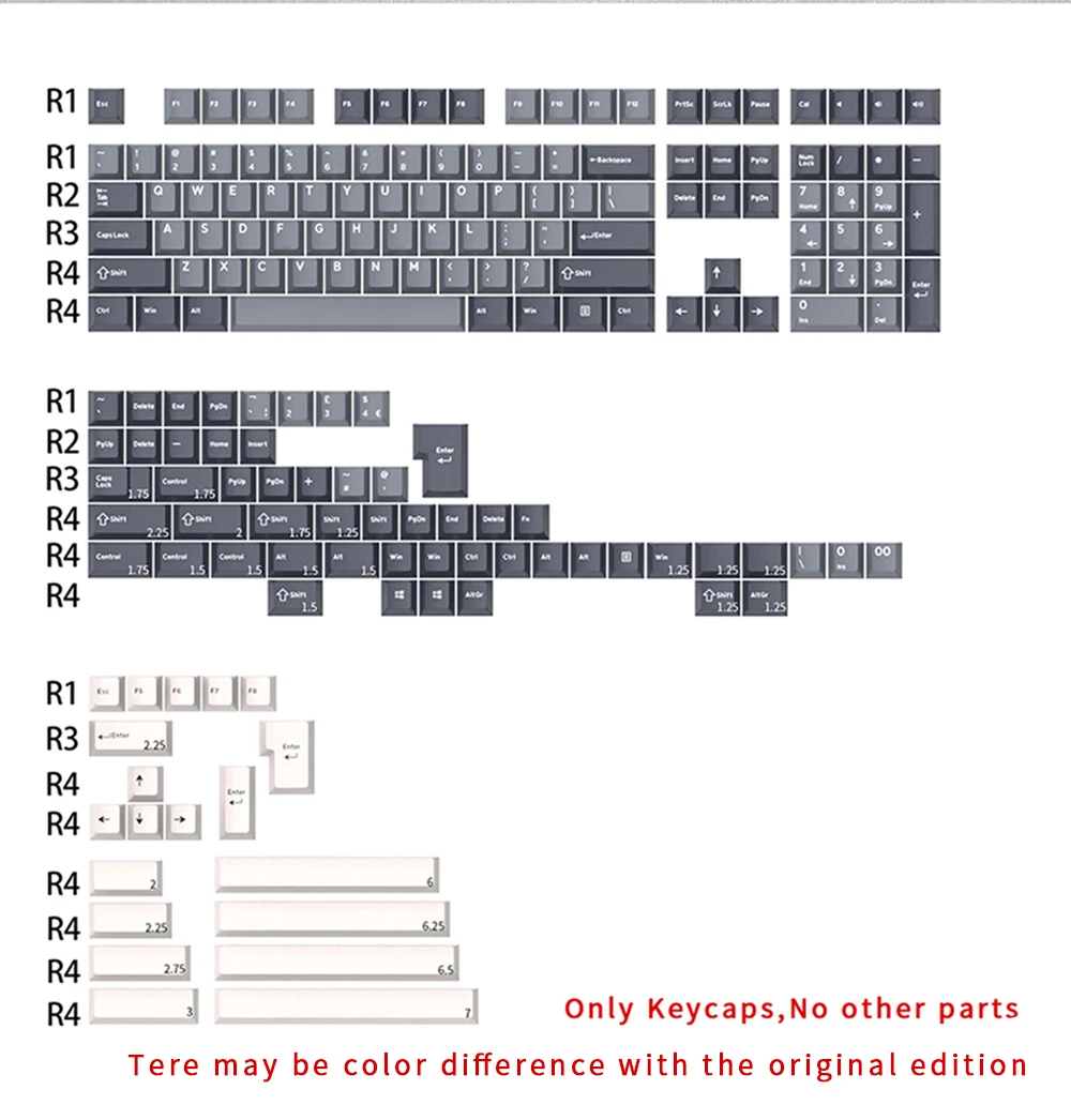 Doubleshot Keycap para MX Stem teclado 60