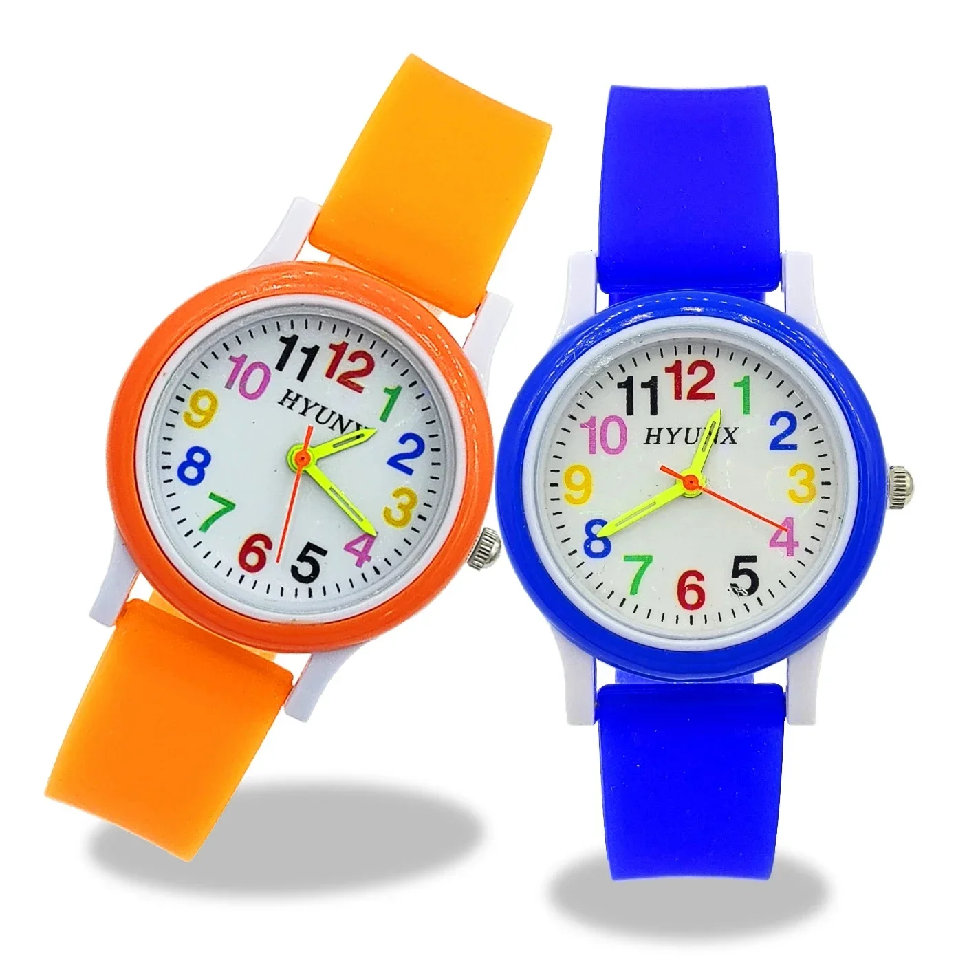 

8-color Digital Electronic Watch Kids Learn Time Props Clock Baby Bracelet Boys Girls birthday Gift Children Watch Montre Enfant