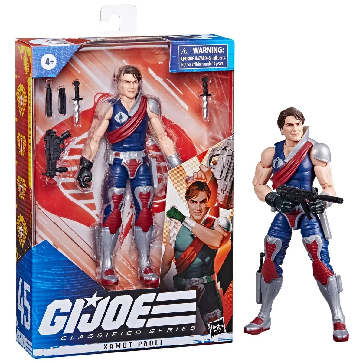 

Hasbro G.I.JOE Classified Series Xamot Paoli Tomax Paoli Action Figure 6 Inches Action Figure Action Figure Kid Toy