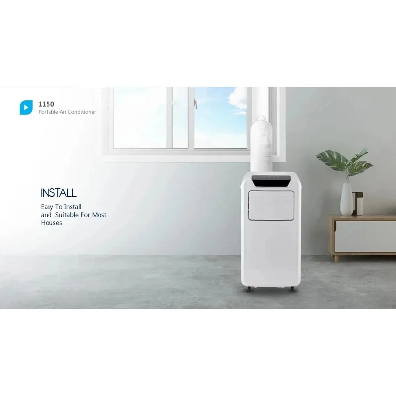 Climatiseur Portable 9000 BTU 2026 pour la Maison avec Déshumidificateur et Mode Ventilateur - Climatisation Mobile Compatible Wifi Tuya 1
