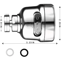 360 Degree Swivel Kitchen Faucet Aerator Adjustable Dual Mode Sprayer Filter Diffuser Water Saving Nozzle Bath Faucet Connector 3