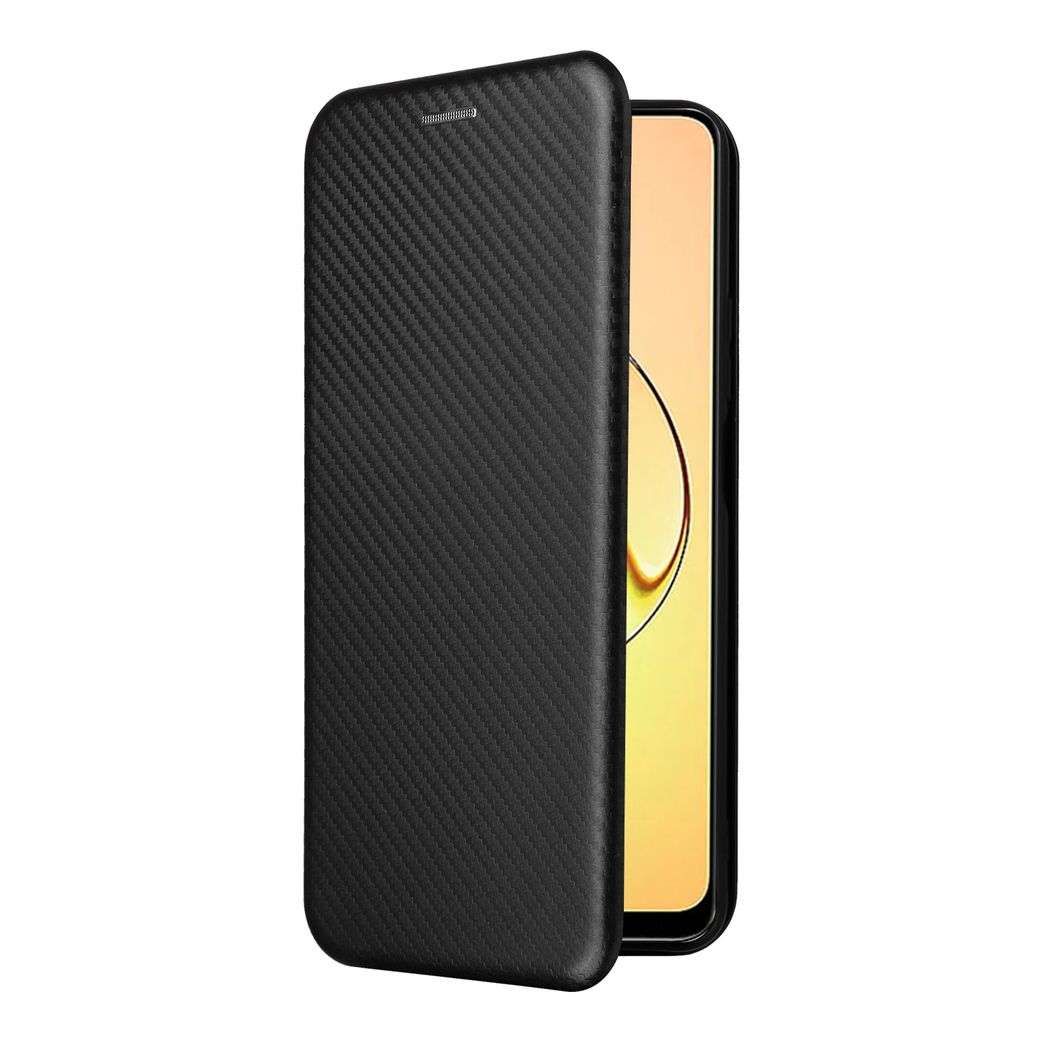 For Realme10 4G Case Carbon Fiber Flip Leather Case For OPPO Realme 10 Pro Plus Cover Realmi 10 Pro + RMX3630
