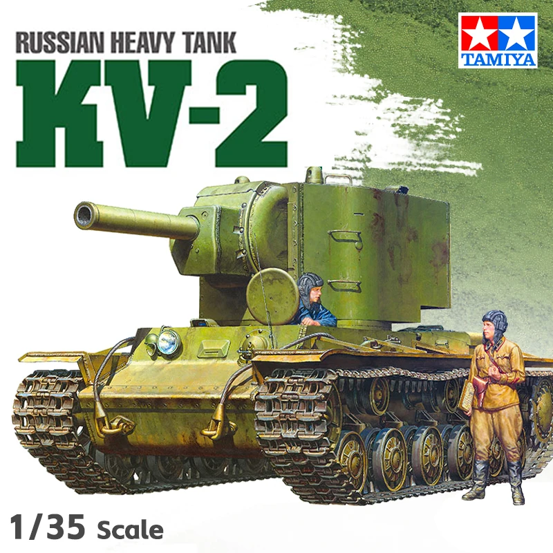 

TAMIYA Assembly Model Kit 35375 Russian Heavy Tank KV-2 1/35