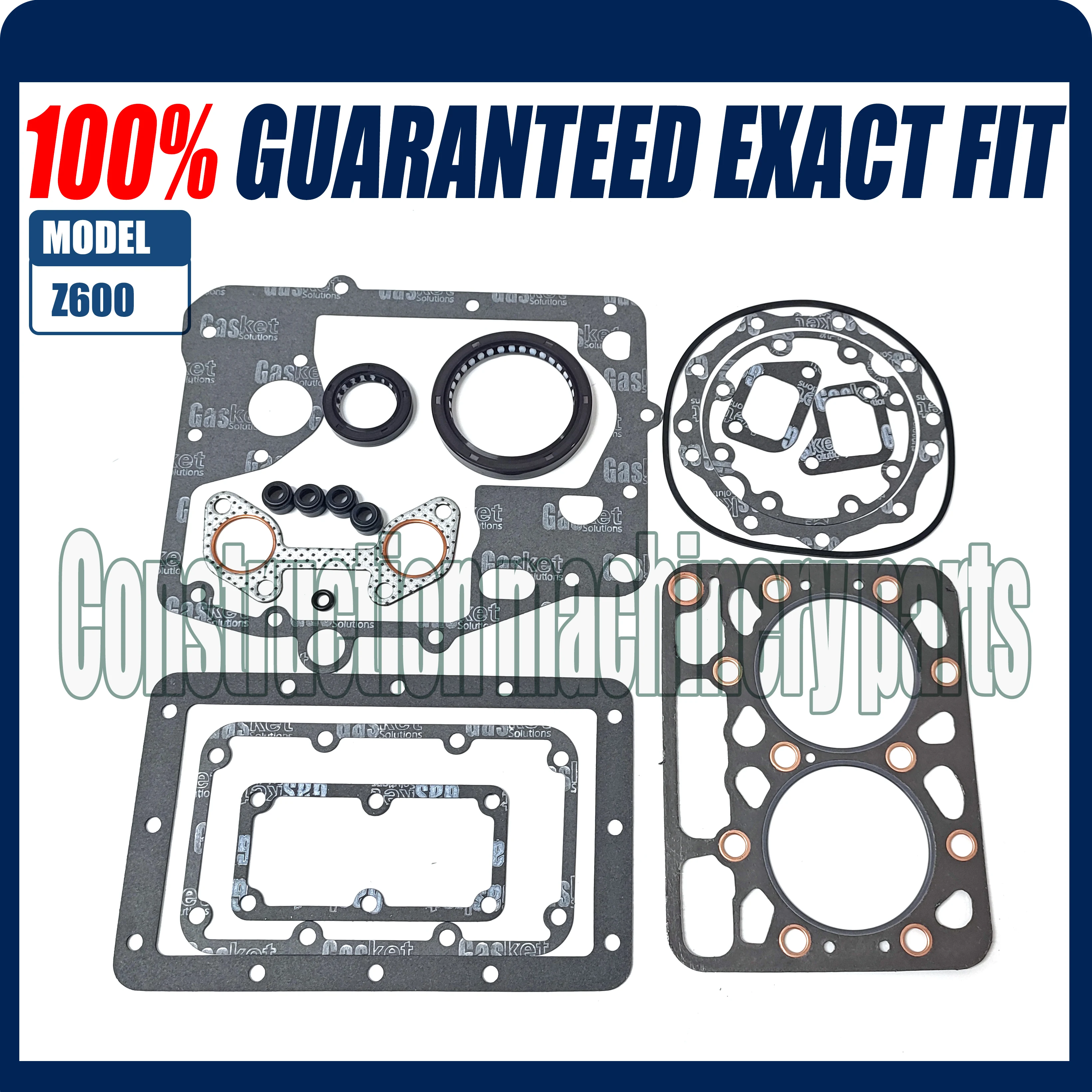 conjunto completo da gaxeta cabeca do cilindro para kubota 02