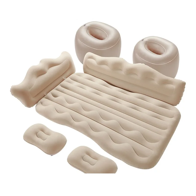 Car Travel Bed Air Inflatable Mattress Back Seat Rest Cushion Sleeping Beds Camping Sofa Universal Inflable Couch Accessories