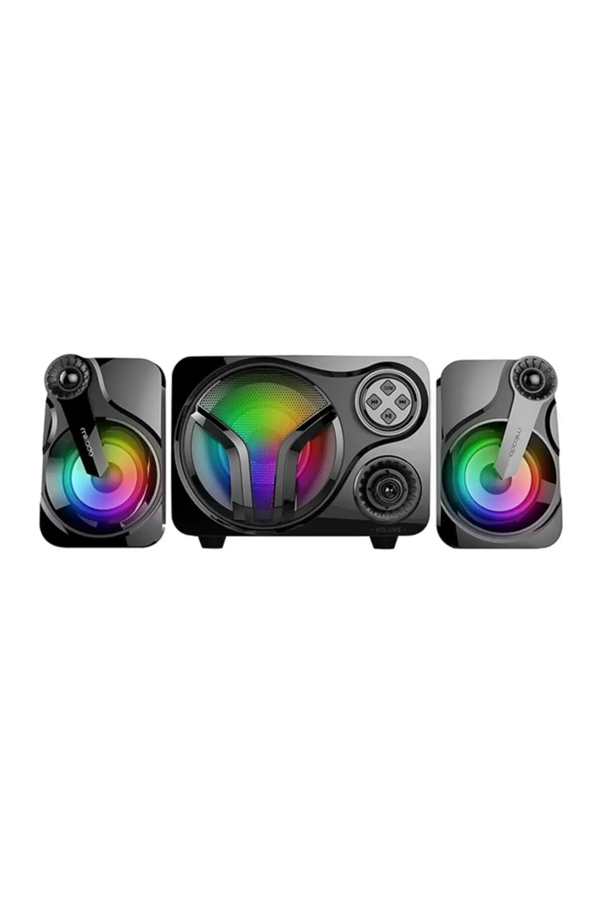 

Md-bt28 5w 3wa-2 Bt Tf Card Usb, Fm Radio Black Led Light