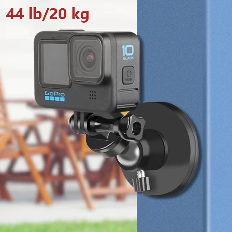 Supporto Base Sgancio Rapido per Action Cam con Testa a Sfera 360