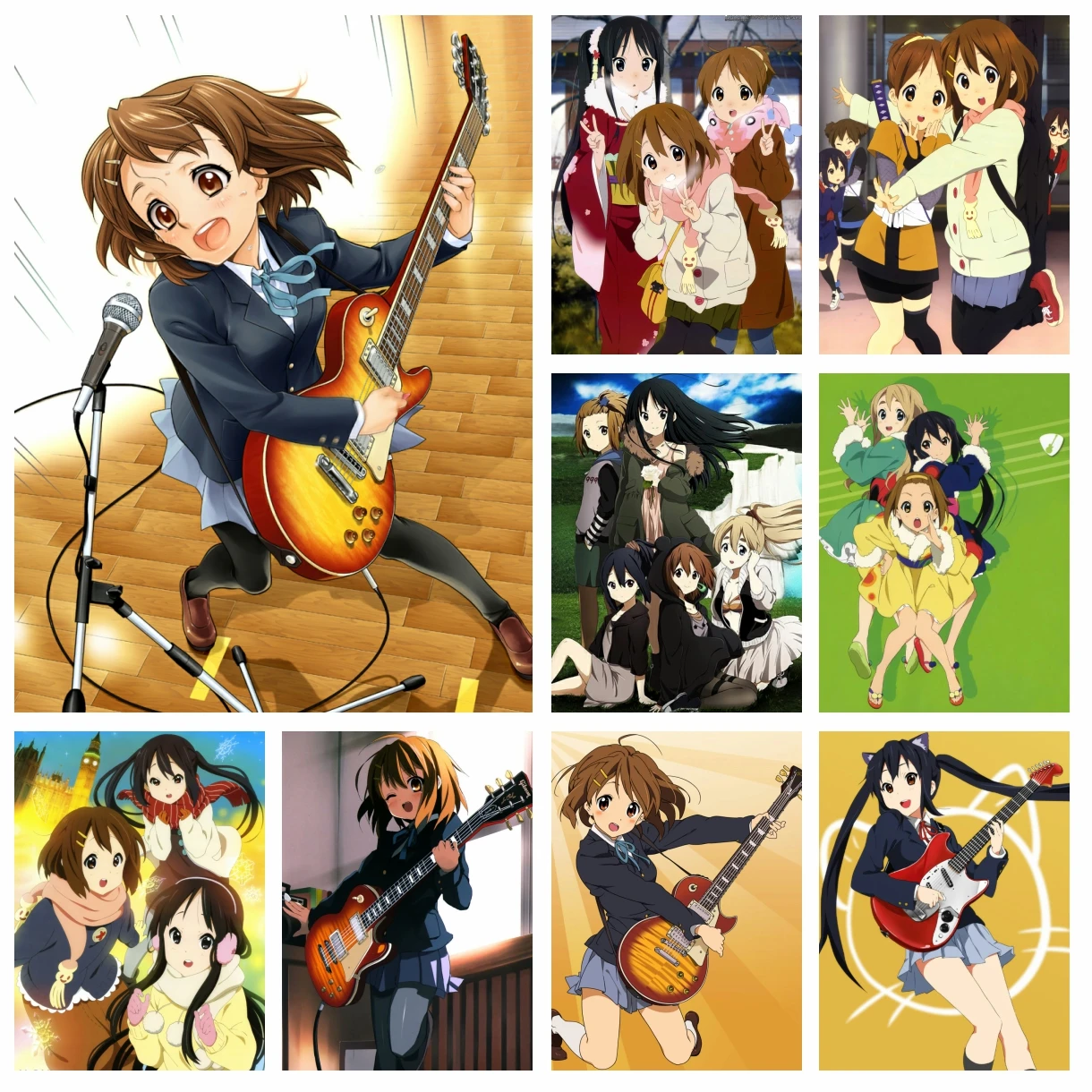 

DIY 5D Anime K-ON Diamond Embroidery Painting Japanese Cartoon Cross Stitch Rhinestones Picture Art Mosaic Full Drill Home Decor