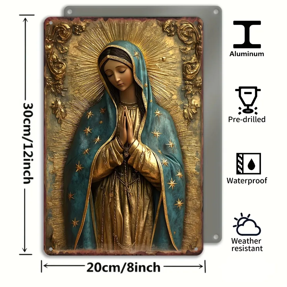 Virgin Guadalupe Metal Plaque 2