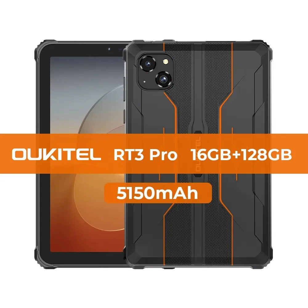 【美品】OUKITEL RT3 Pro 防水タブレット 8インチ Amazon.co.jp: OUKITEL RT3 PRO 防水タブレット Android14 16GB RAM