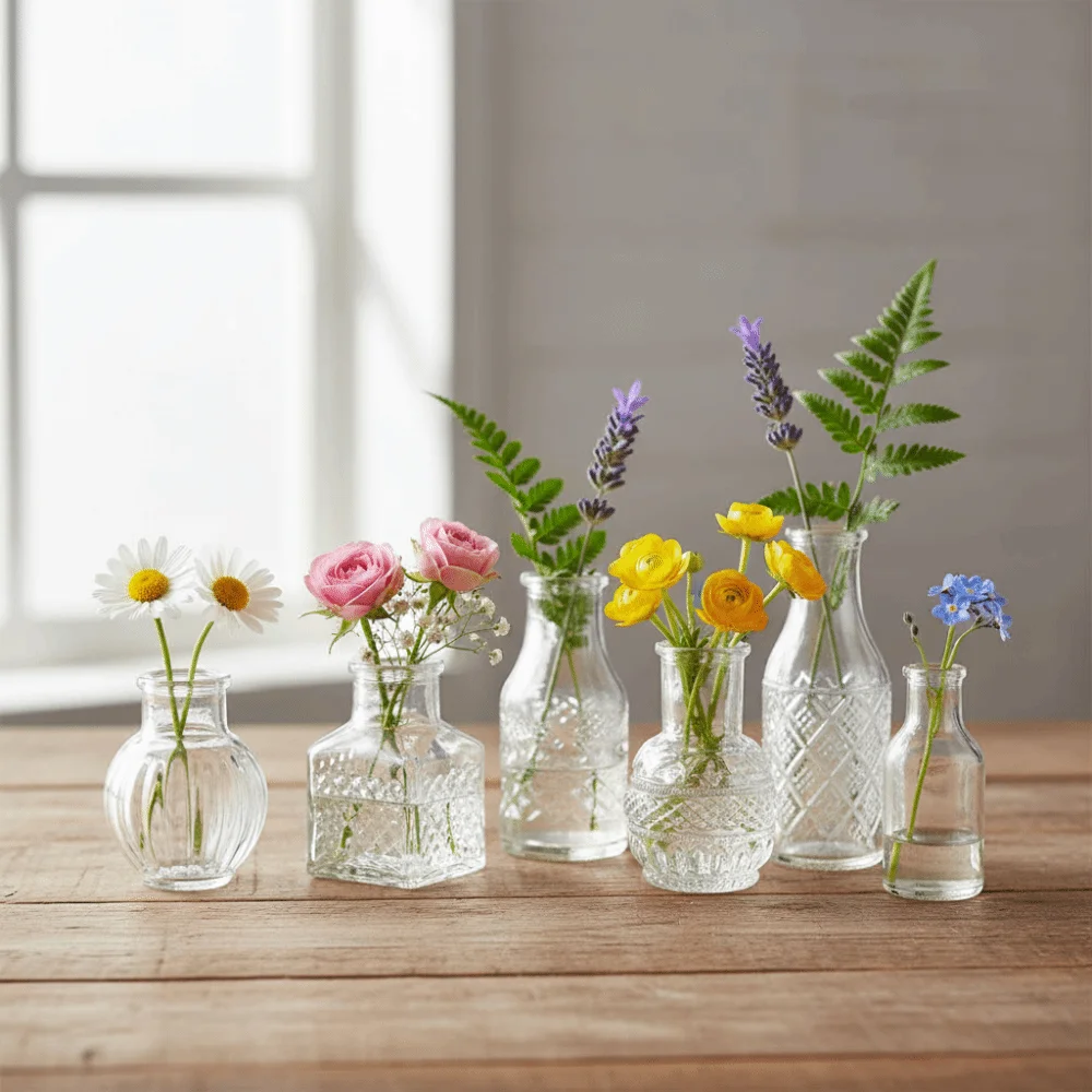 Mini Glass Vase Set 1