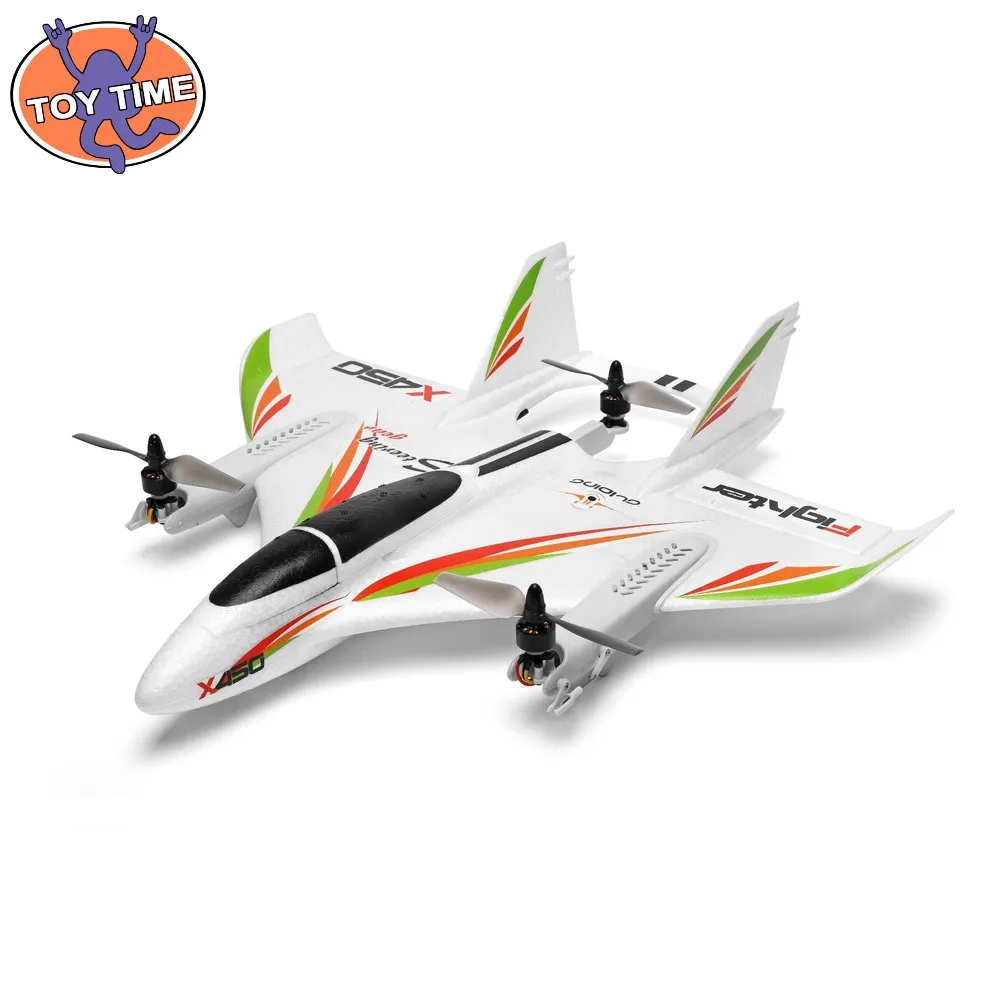 GoolRC X450 Avião de Controle Remoto 2.4G Design, Branco, Idade