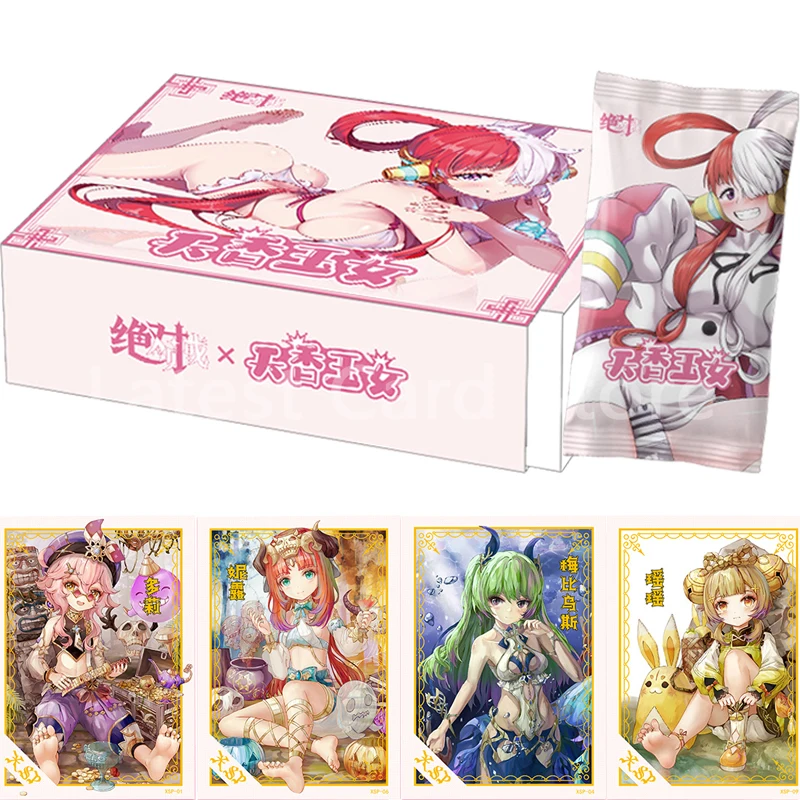 

New Anime Goddess Series Peripheral Card Booster Box Collection Anime Girl Party Feast Rare EX GX ZX Cards Toy For Children Gift