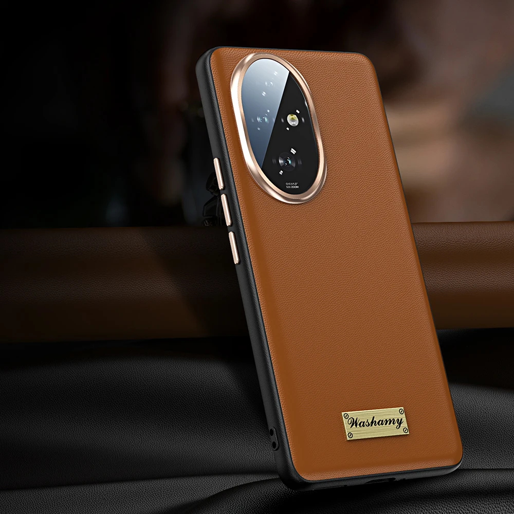 Premium Genuine Leather Camera Protector with Metal Frame - Soft Bumper Lens Guard