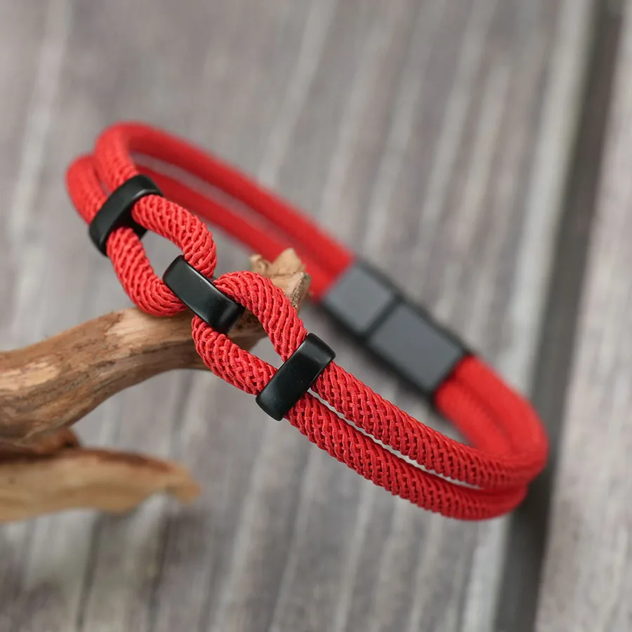 Men Milan Thread Braided Leather Wrap Bracelet