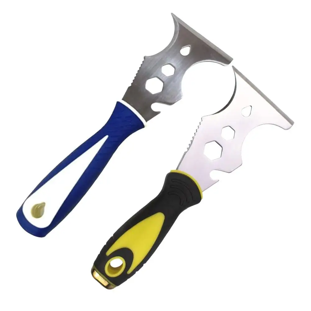 15 In 1 Multi Use Putty Knife Steel Paint Scraper Removal Construction Tool For Wallpaper Can Opener Home DIY Tool, putty knife scraper, paint scraper, wall scraper