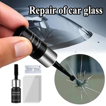 Car Glass Repair Kit – Window Crack & Scratch Removal for Automobiles, Trucks, and Motorcycles 1