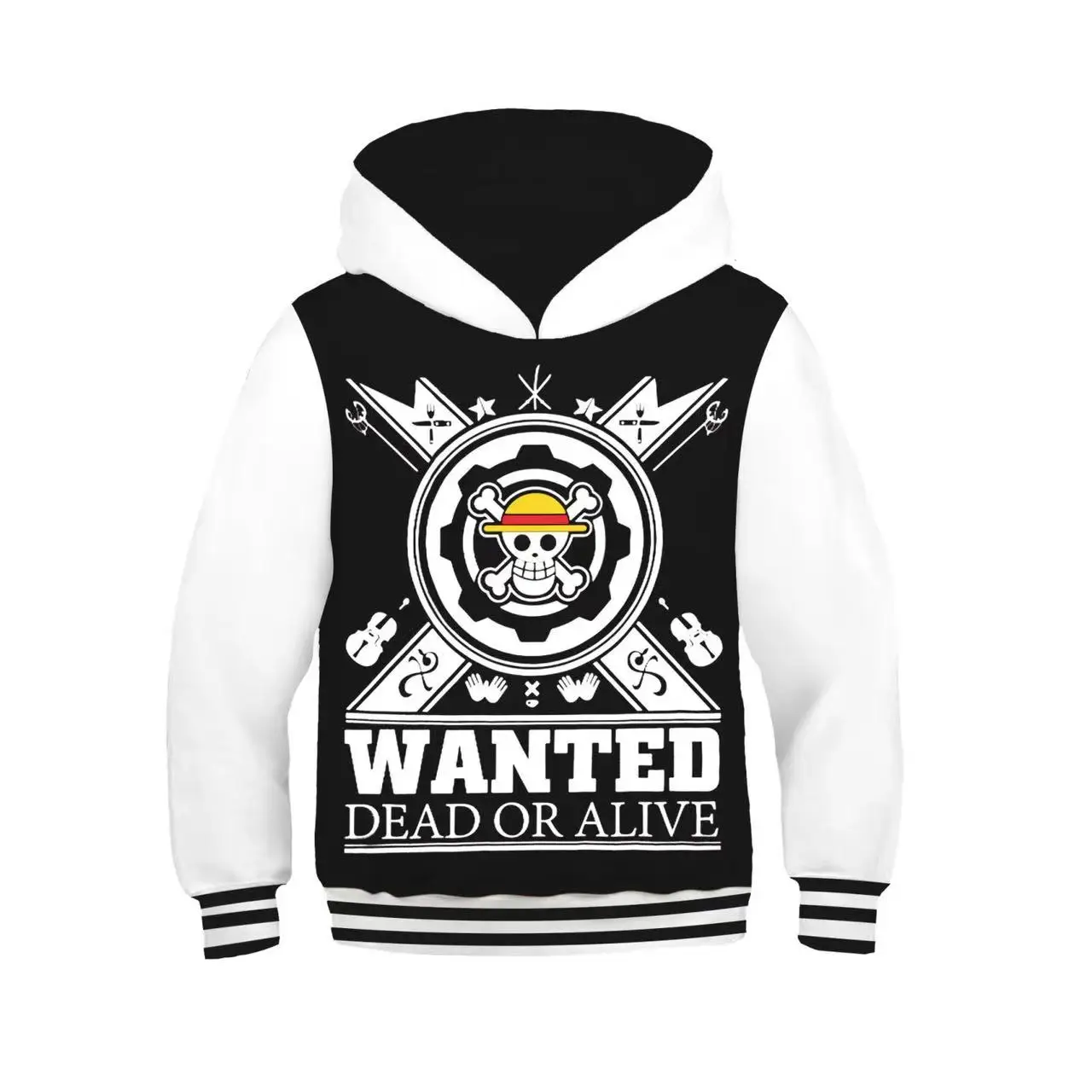 thumbnail image 5 of Sudadera con capucha popular de Anime ONE PIECE 2024 para hombre, impresión digital 3D, jersey para hombre, moda masculina y femenina, hip hop, manga larga, 5 of 5