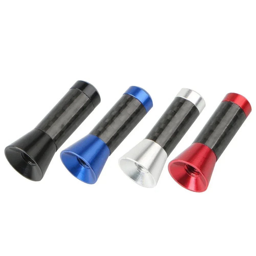 3.5/8/12cm car antenna Carbon Fiber Radio Aerial Antenna Radio FM/AM Metal Receiving Antennas Short Stubby Mast