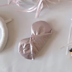 Elegant Pink Heart - Embossed Leather Glasses Pouch (A)