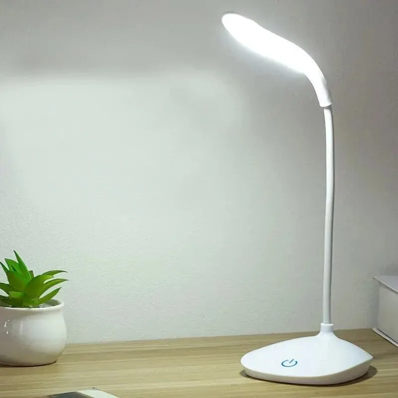 LED Lamp Dormitory Reading USB Charging That Shield an Eye Beads Three Gears Touch Dimmer