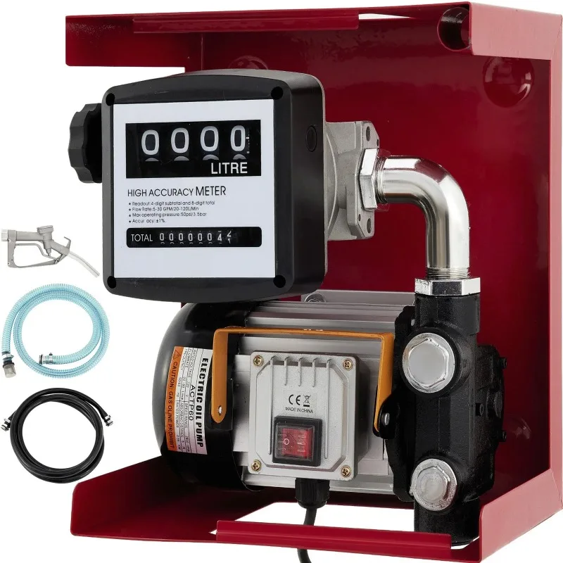 

Electric Fuel Self-Priming Transfer Pump 550W Diesl Transfer Pump 60L/Min Fuel Pump Dispensing Kit Bio Oil Diesl Kerosene