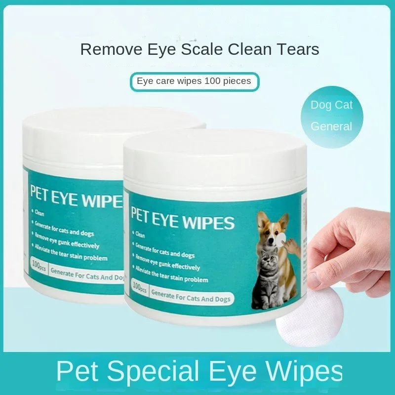 Eye Wipes Tartar Removal Pet Grooming Wet Tissue Clean Care Eye Tear Stain Remover Cats Dogs Pet Cleaning Supplies Eliminator