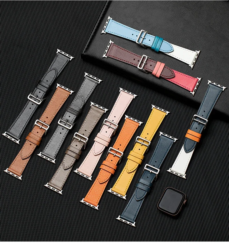 Premium Leather Watch Band - Luxury Bracelet Loop