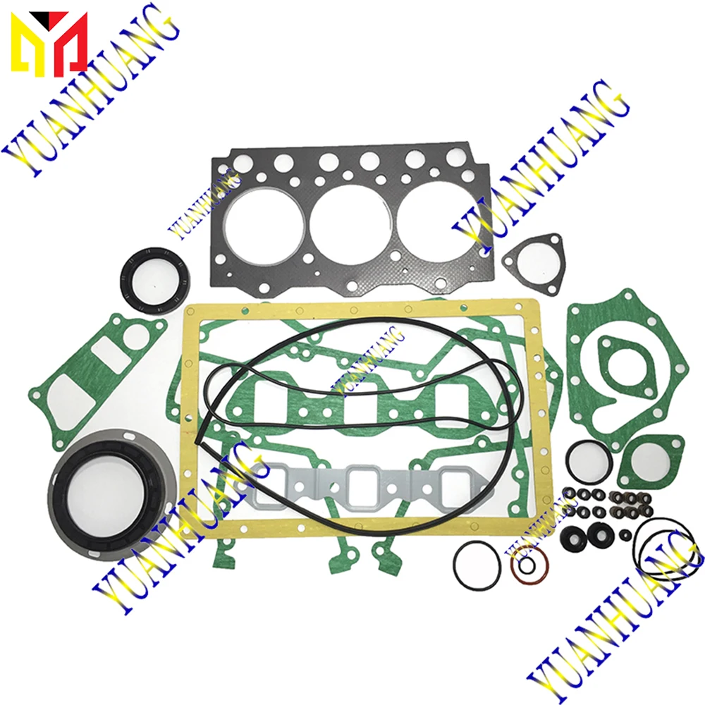 

3D95 3D95S-W-1 3D95S-W-21352 Engine Full Gasket Kit Overhual Set For Komatsu Excavator PC50-UU-1 PC40-6 Tractor Cylinder Head