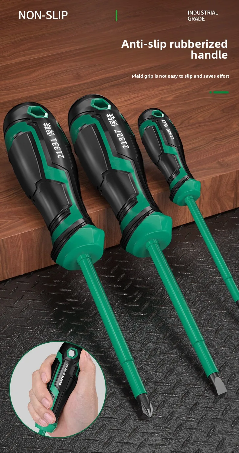 Isolierter Schraubendreher, Schlitz-Kreuzschlitz-Mutternschraubendreher, magnetische Schraube, Schlüssel-Bits, professionelle Wartung des Elektrikers, Handwerkzeug – Detail 9