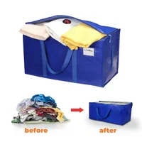 Luggage Moving Bags, Foldable Storage Bag, Storage Organizer & Moving Boxes Alternative, Packing Supplies, Camping Totes Bag 1