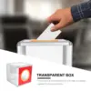 20cm Lottery Box Votes Collection Container Suggestion Letter Charity Fundraising Storage Box Note Holder Desk 2
