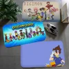 Digimon cartoon  Entrance Door Mat Washable Non-Slip Living Room Sofa Chairs Area Mat Kitchen Welcome Doormat 4