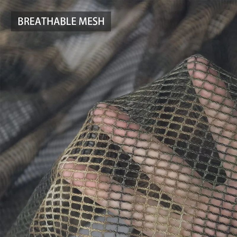 Camouflage Mesh Outdoor Scarf & Head Wrap