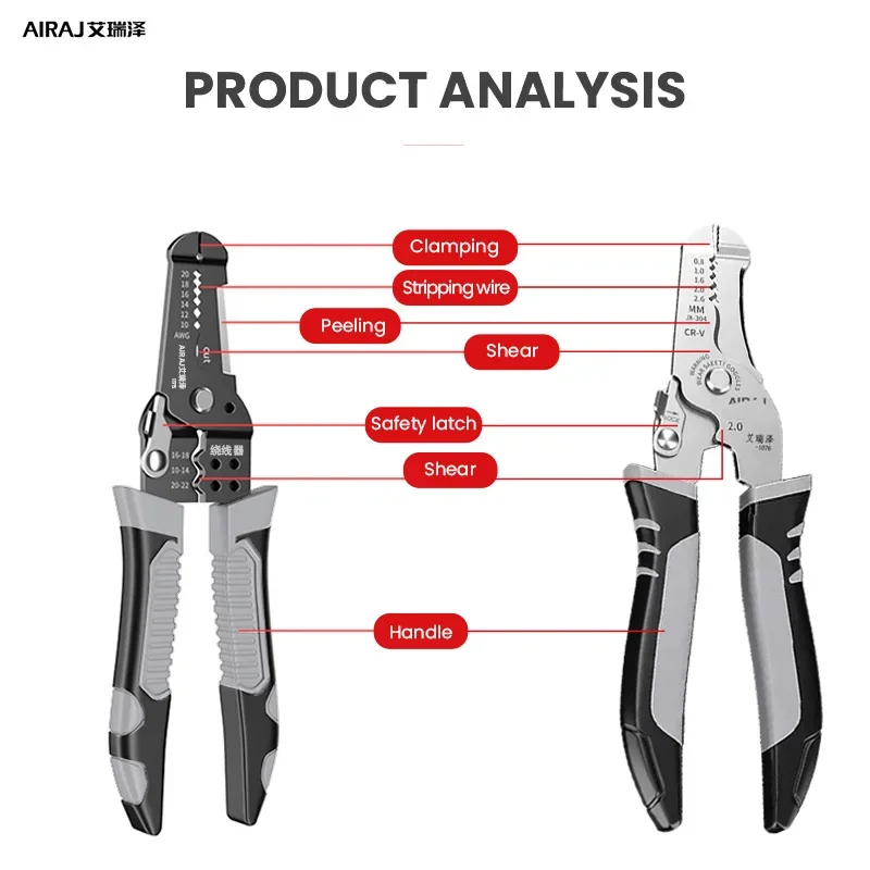 Stripping Pliers Multifunctional Electrician Wire Cutting