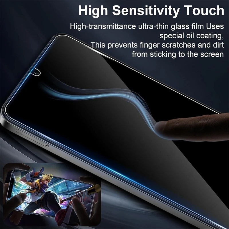 Premium Full Cover Tempered Glass Screen Protector - 9H Clear Glass Film