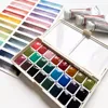 Holbein Artists' Watercolor Granulating Colors 24 Colors 1ml HWC Transparent acuarela Professional pigments supplies 1