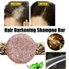 10G Natural Organic Polygonum Essence Hair Darkening Shampoo Bar Soap Mild Formula Hair Shampoo Gray Hair Reverse Cleansing 2