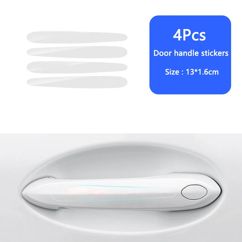 Transparent Car Door Handle Protector Cover – Durable, Scratch-Resistant Film