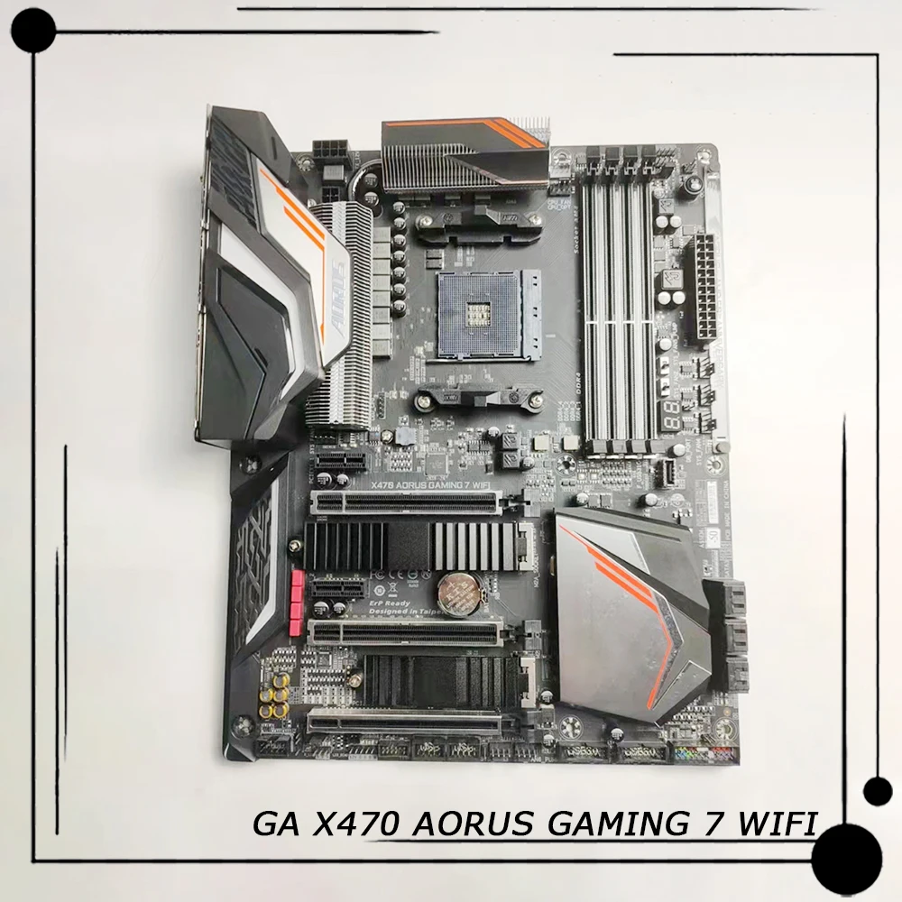 

Для Gigabyte Socket AM4 64 Гб DDR4 PCI-E 3,0 ATX десктопная материнская плата GA X470 AORUS GAMING 7 WIFI