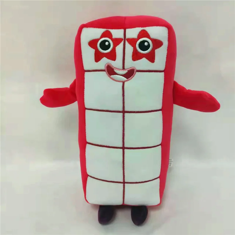 Animación de iluminación matemática para niños Bloques numéricos Bloques de construcción de matemáticas Muñecos de peluche